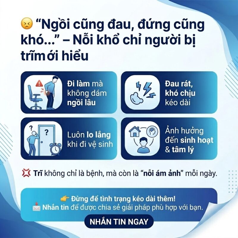 Điều trị trĩ nội tại nhà có hiệu quả không? Hướng dẫn an toàn, hạn chế tái phát 