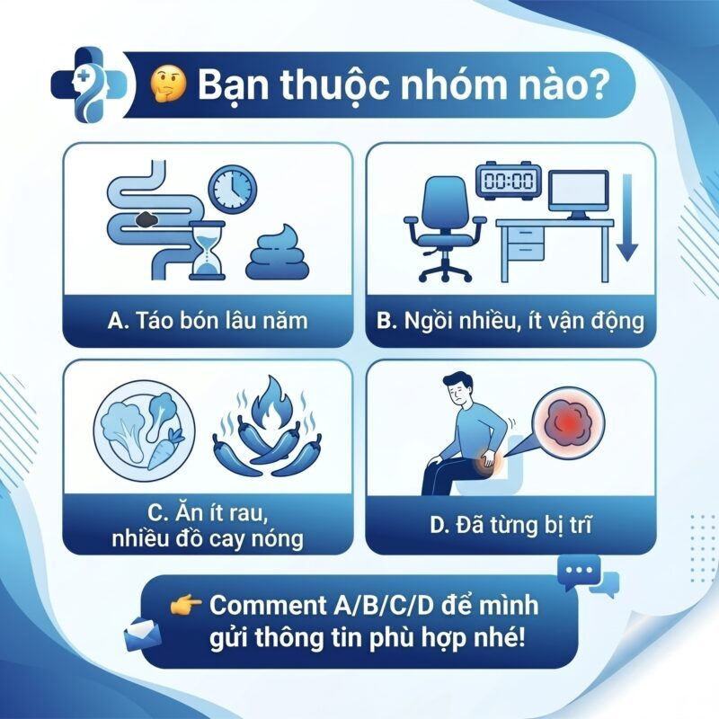 7 Phương pháp chữa bệnh trĩ tại nhà hiệu quả hiện nay