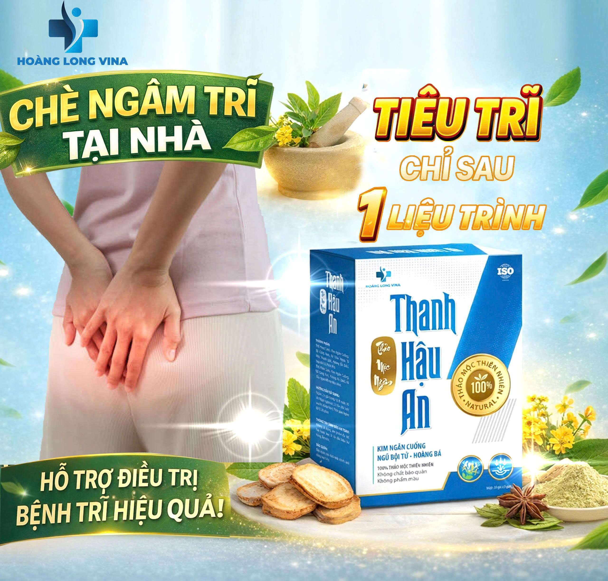 Chè ngâm Thanh Hậu An - Hỗ trợ điều trị bệnh trĩ hiệu quả