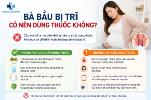 Bà bầu bị trĩ có nên dùng thuốc không?