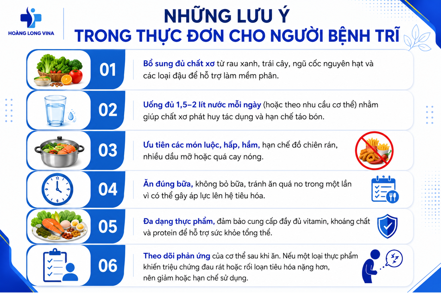 Những lưu ý trong thực đơn cho người bệnh trĩ