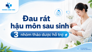 3 nhóm thảo dược hỗ trợ đau rát hậu môn sau sinh