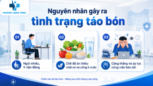 Nguyên nhân gây ra tình trạng táo bón