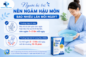 Người bị trĩ nên ngâm hậu môn bao nhiêu lần mỗi ngày