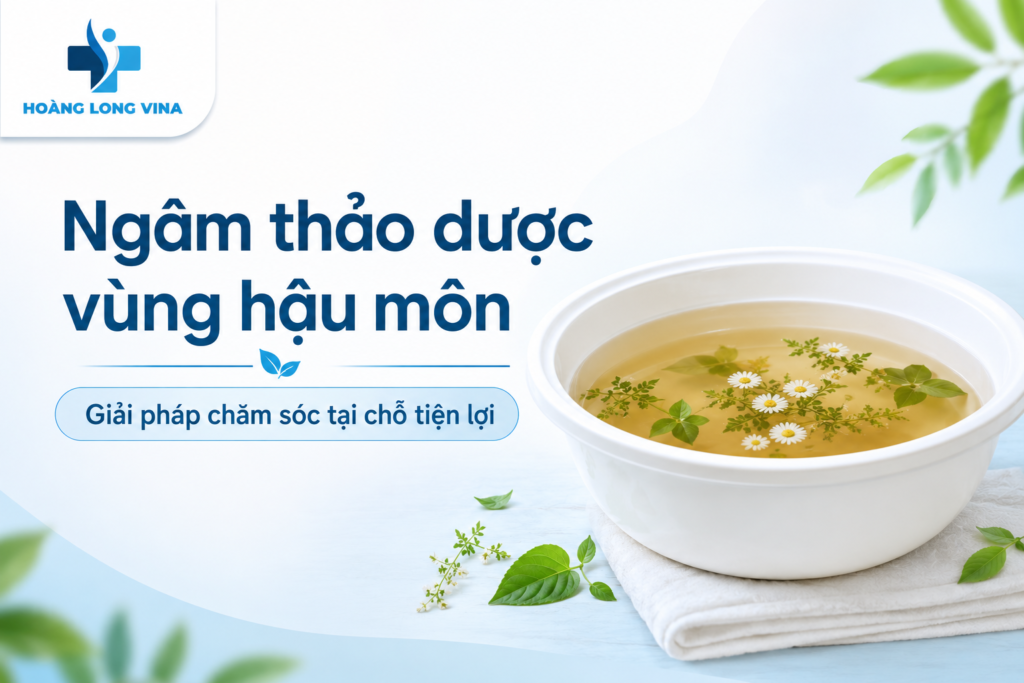 Ngâm thảo dược vùng hậu môn: Giải pháp chăm sóc tại chỗ tiện lợi