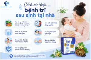 Cách cải thiện bệnh trĩ sau sinh tại nhà
