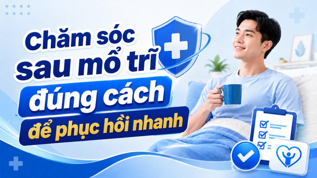 Chăm sóc sau mổ trĩ đúng cách để phục hồi nhanh