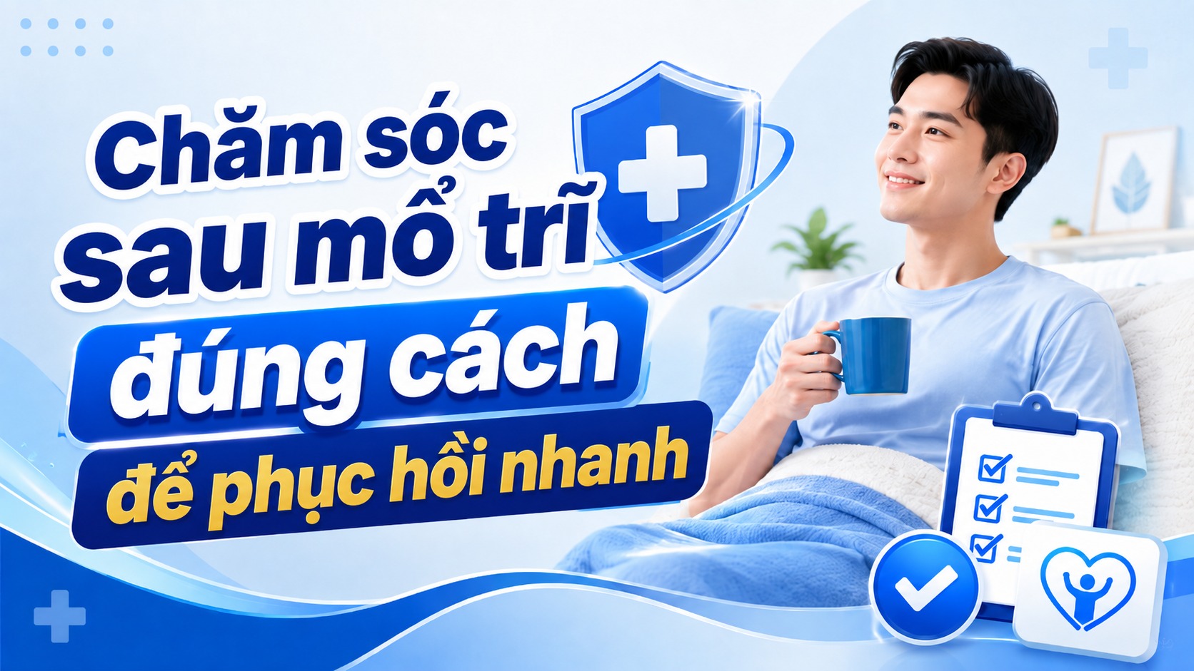 Chăm sóc sau mổ trĩ đúng cách để phục hồi nhanh