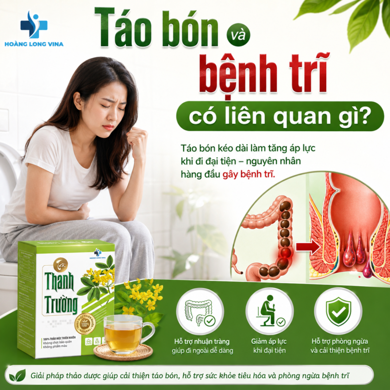 Táo bón và bệnh trĩ có liên quan gì?