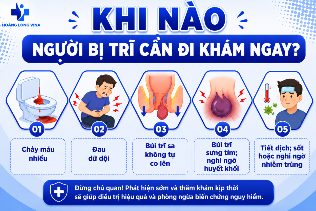 Khi nào người bị trĩ nên đi khám ngay?