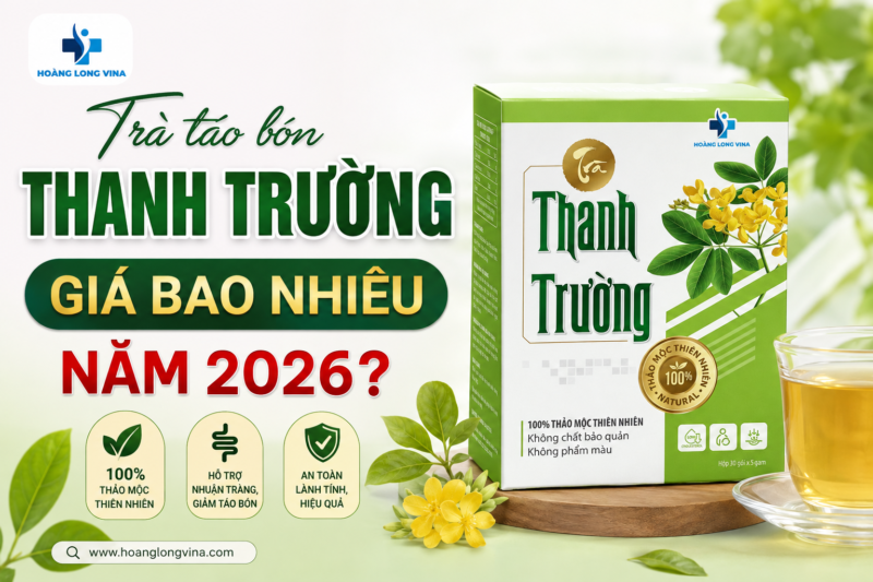 Trà táo bón Thanh Trường giá bao nhiêu năm 2026?