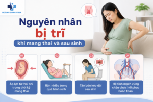 Nguyên nhân bị trĩ khi mang thai và sau sinh