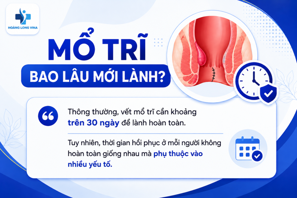 Mổ trĩ bao lâu mới lành?