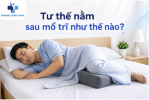 Tư thế nằm sau mổ trĩ như thế nào