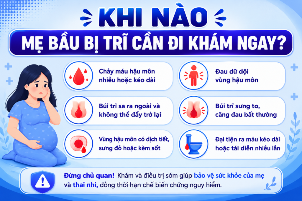 Khi nào mẹ bầu bị trĩ nên đi khám ngay?