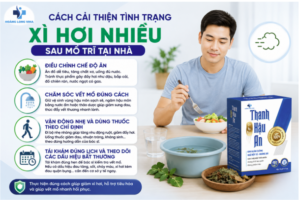 Cách cải thiện tình trạng xì hơi nhiều sau mổ trĩ