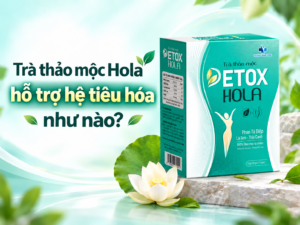 Trà thảo mộc Hola hỗ trợ hệ tiêu hóa như nào?