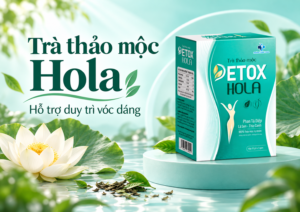 Trà thảo mộc Hola giúp hỗ trợ duy tri vóc dáng