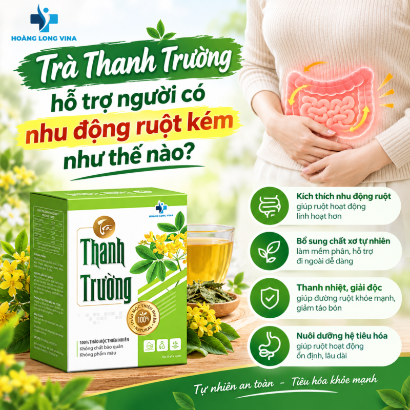 Trà Thanh Trường hỗ trợ người có nhu động ruột kém như thế nào?
