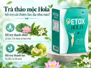 Trà thảo mộc Hola hỗ trợ cải thiện làn da như nào?
