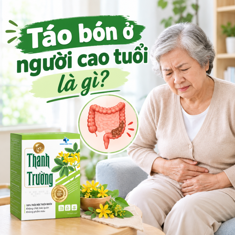 Táo bón ở người cao tuổi là gì?