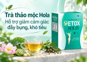 Trà thảo mộc Hola - Hỗ trợ giảm cảm giác đầy bụng, khó tiêu