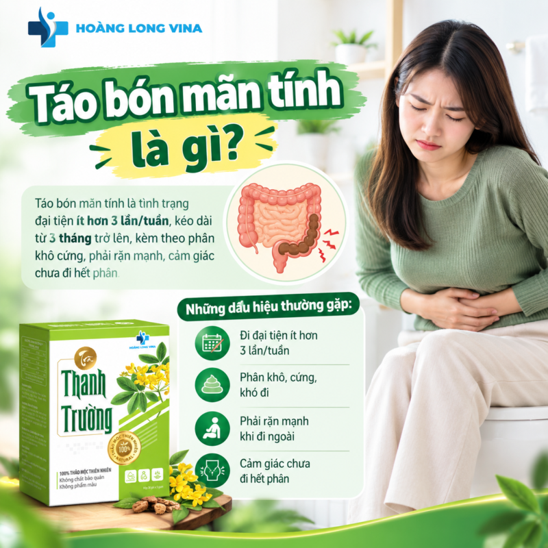 Táo bón mãn tính là gì?