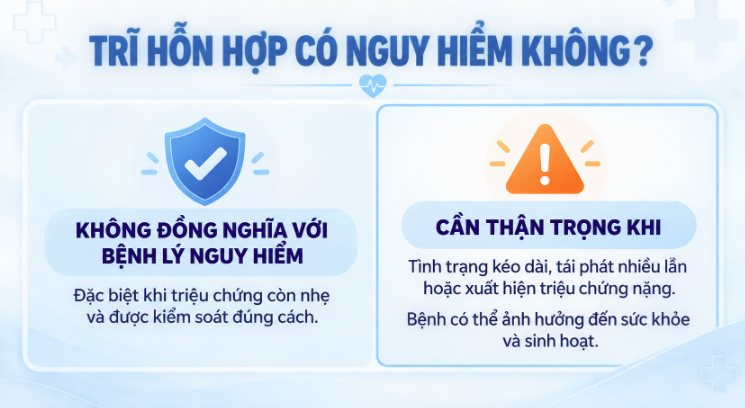 Trĩ hỗn hợp có nguy hiểm không?