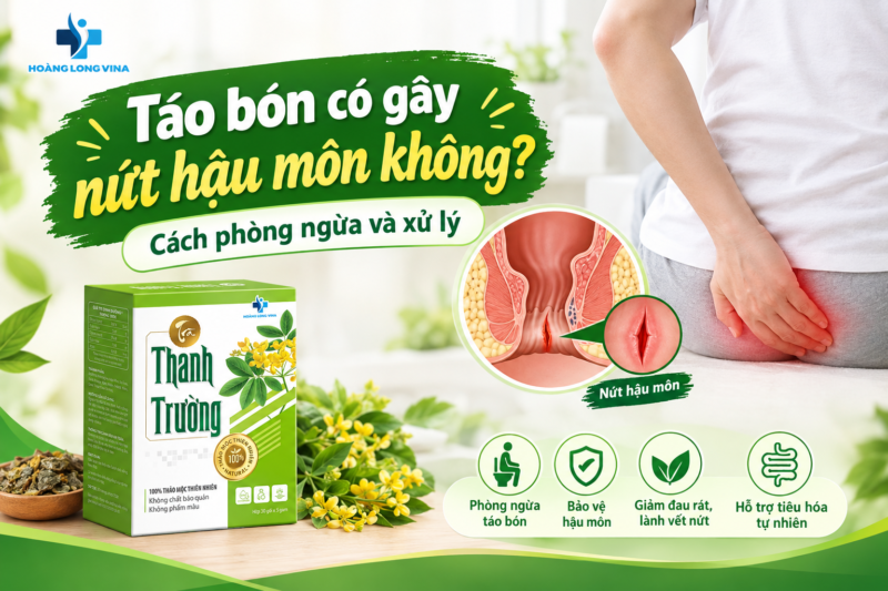 Táo bón có gây nứt hậu môn không? Cách phòng ngừa và xử lý
