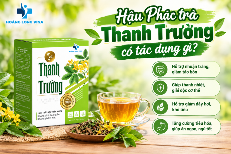 Hậu Phác trà Thanh Trường có tác dụng gì?