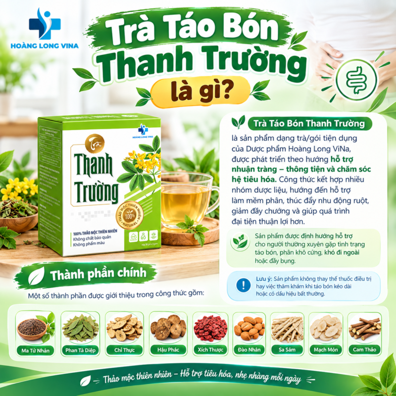 Trà Táo Bón Thanh Trường là gì?