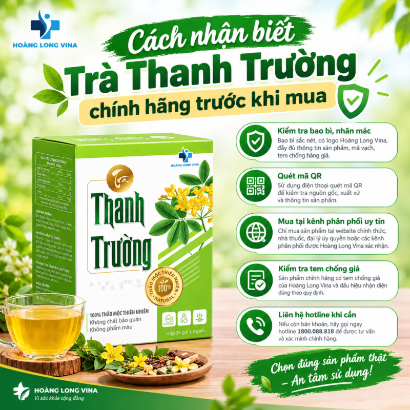 Cách nhận biết Trà Thanh Trường chính hãng trước khi mua