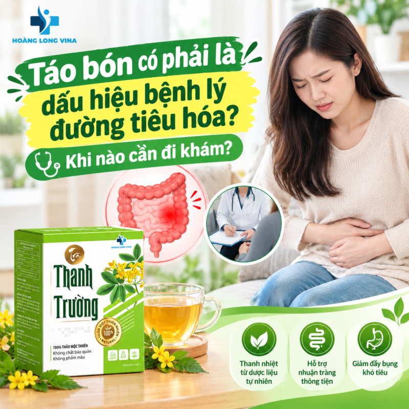 Táo bón có phải là dấu hiệu bệnh lý đường tiêu hóa? Khi nào cần đi khám?