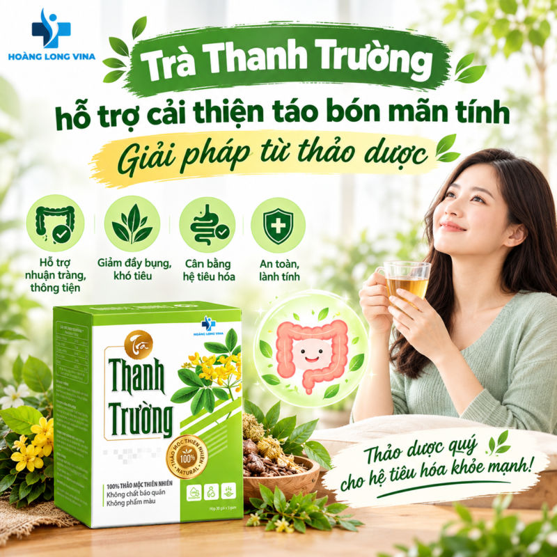 Trà Thanh Trường hỗ trợ cải thiện táo bón mãn tính – Giải pháp từ thảo dược