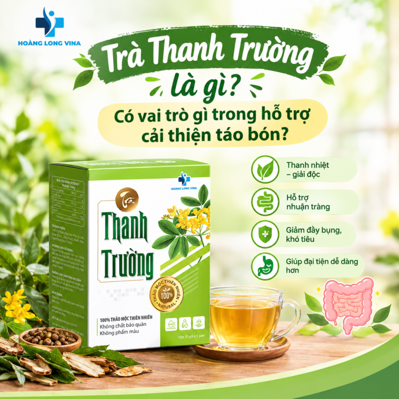Trà Thanh Trường là gì? Có vai trò gì trong hỗ trợ cải thiện táo bón?