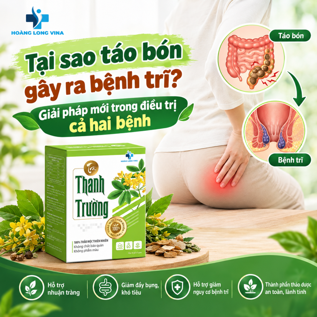 Tại sao táo bón gây ra bệnh trĩ? Giải pháp mới trong điều trị cả hai bệnh