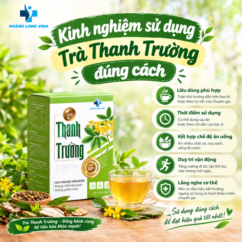 Kinh nghiệm sử dụng Trà Thanh Trường đúng cách