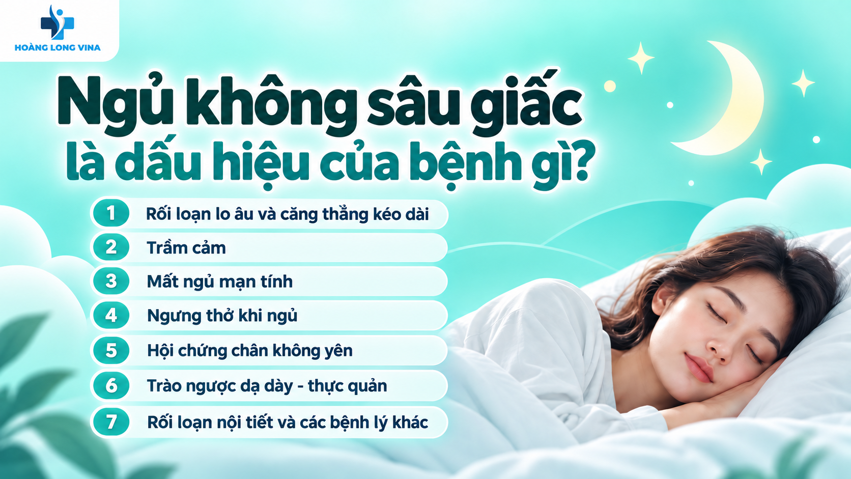 Ngủ không sâu giấc là dấu hiệu bệnh gì?