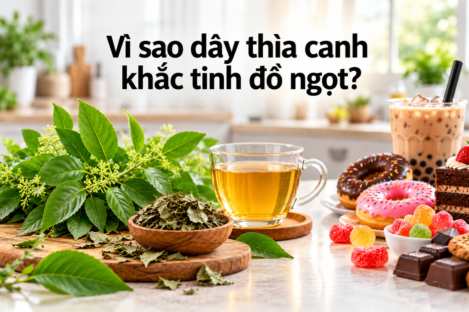 Vì sao dây thìa canh là khắc tinh của đồ ngọt