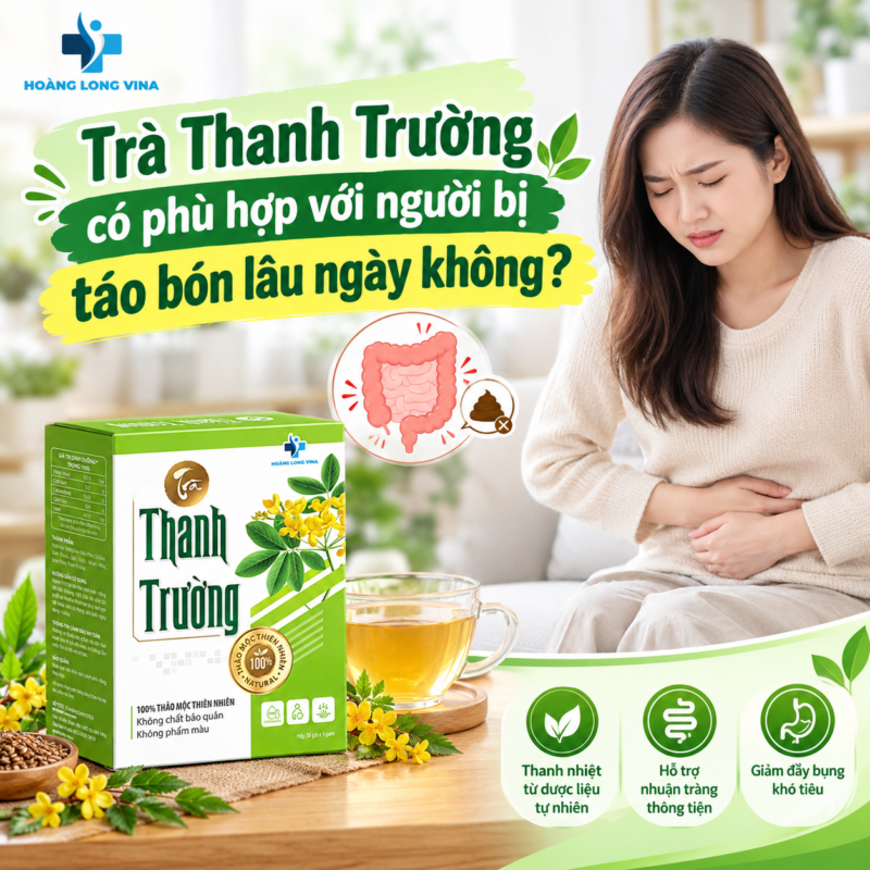 Trà Thanh Trường có phù hợp với người bị táo bón lâu ngày không?